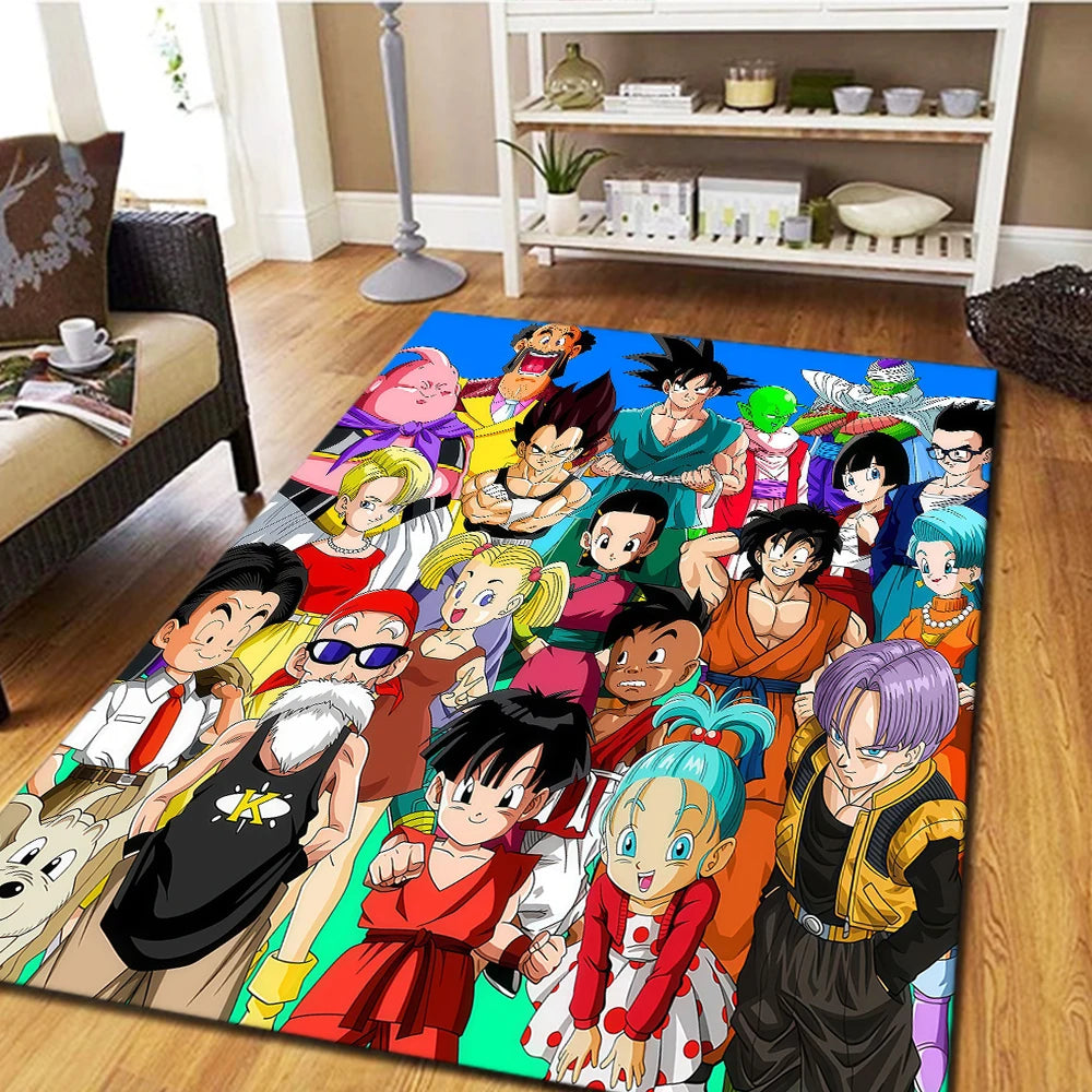 Tapis Dragon Ball - Les Guerriers Z et leurs Familles