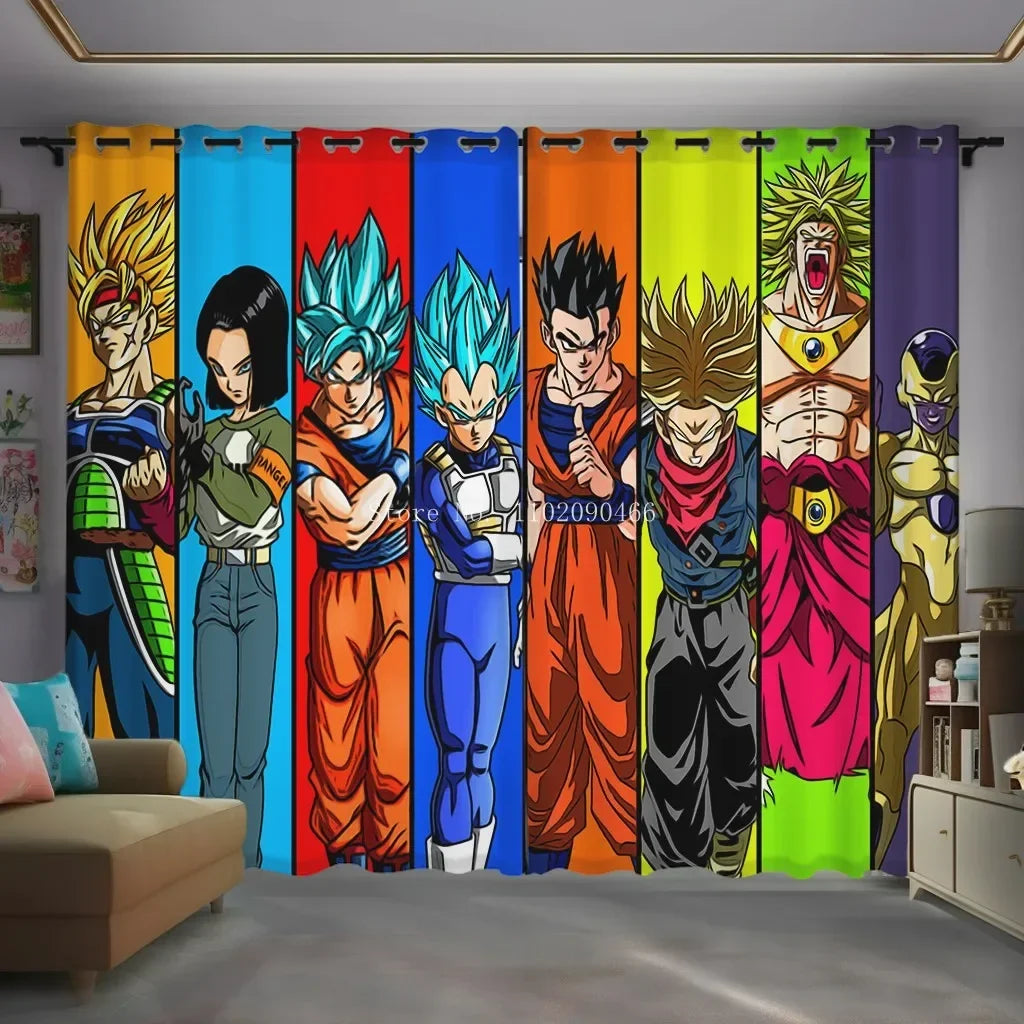 Rideau Dragon Ball - Les Huit Guerriers
