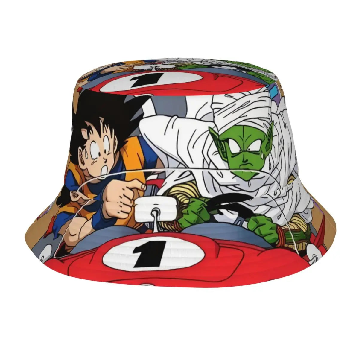 Chapeau Bob Dragon Ball - Goku et Piccolo à l’Auto-École