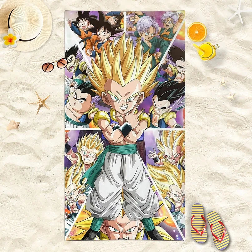Serviette Dragon Ball - Gotenks Super Saiyan