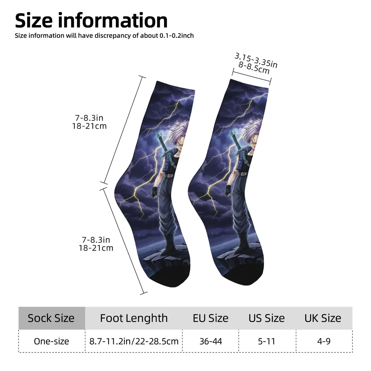 Chaussettes Dragon Ball - Trunks du Futur
