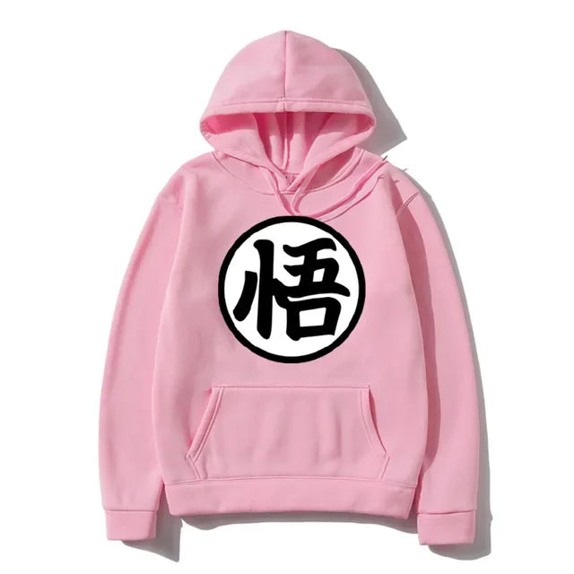 Sweat à Capuche Dragon Ball - Grand Emblème de Goku - Rose