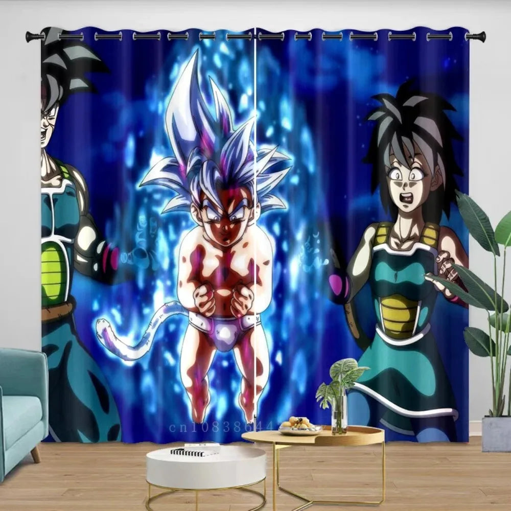 Rideau Dragon Ball - Goku Bébé, Bardock et Gine
