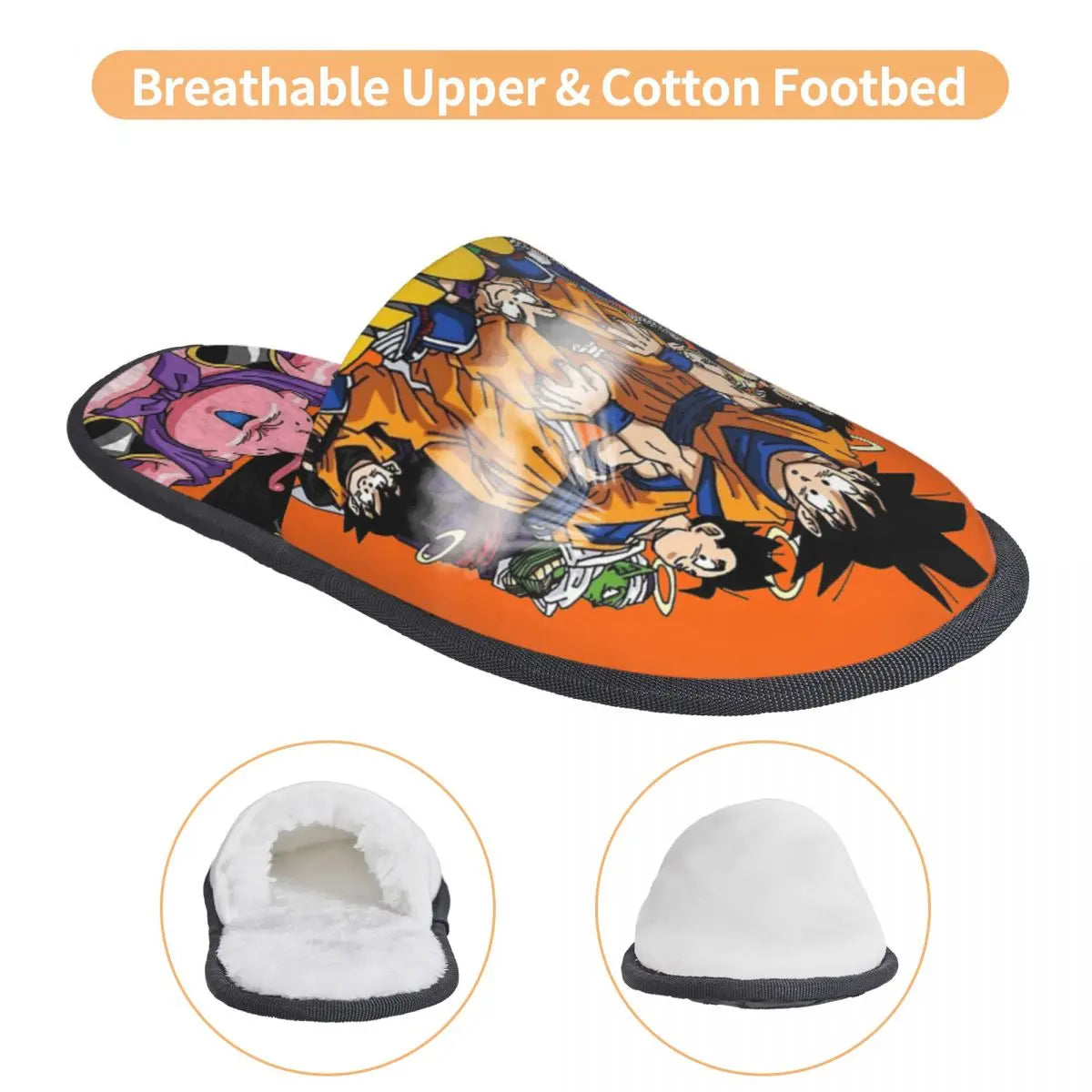 Chausson Dragon Ball - Goku et Majin Buu