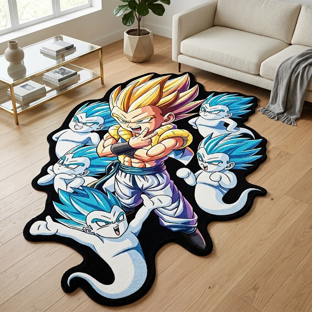 Tapis Dragon Ball - Gotenks Super Saiyan et ses Fantômes Kamikaze