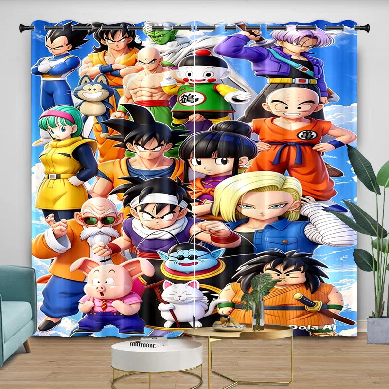 Rideau Dragon Ball - Les Amis de Goku