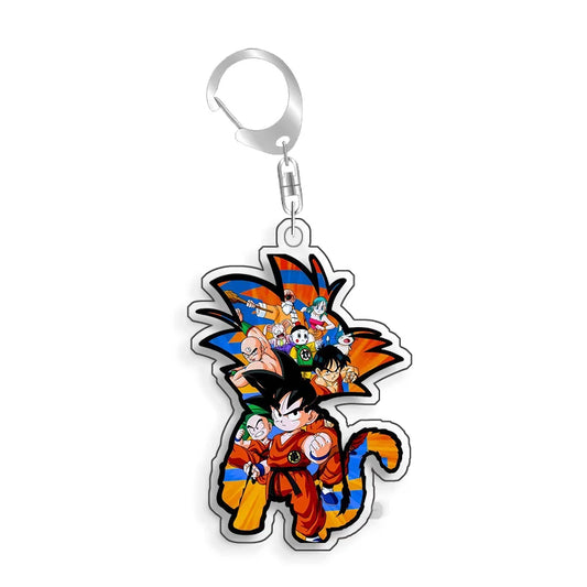 Porte-Clés Dragon Ball - Goku Enfant, Tenshinhan, Chaozu, Oolong et Puar
