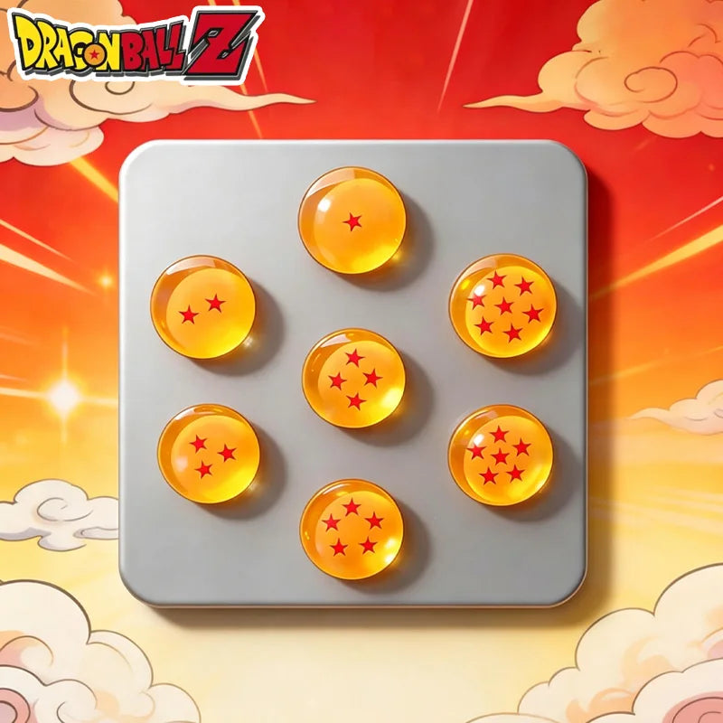 Lot de 7 Magnets Dragon Ball - Les Boules de Cristal