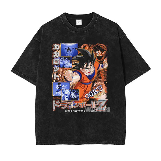 T-Shirt Dragon Ball - Goku au Combat