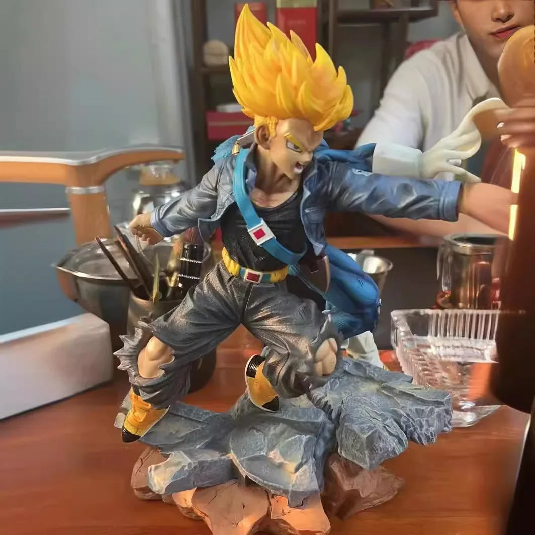 Figurine Dragon Ball - Vegeta contre Trunks