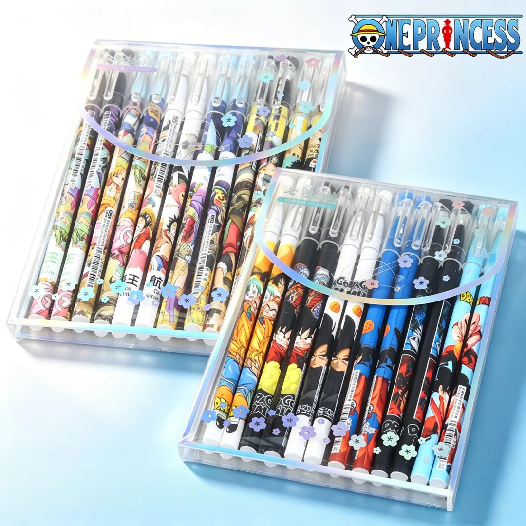 Lot de 12 Stylos Gel Dragon Ball