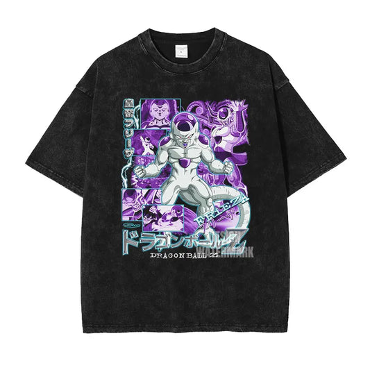 T-Shirt Dragon Ball - Freezer et ses Transformations