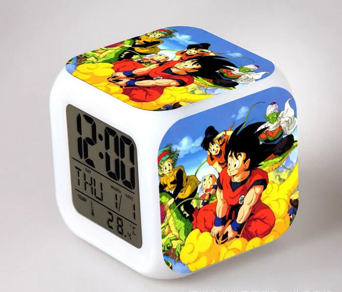 Réveil Dragon Ball - Goku, Bulma, Krillin, Piccolo et Shenron