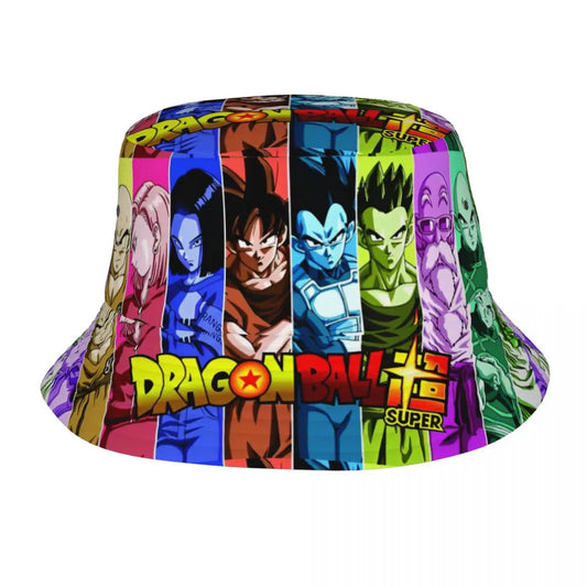 Chapeau Bob Dragon Ball - C-17, C-18 et les Guerriers Z