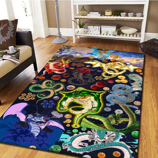 Tapis Dragon Ball - Porunga, Shenron et les Dragons Sacrés