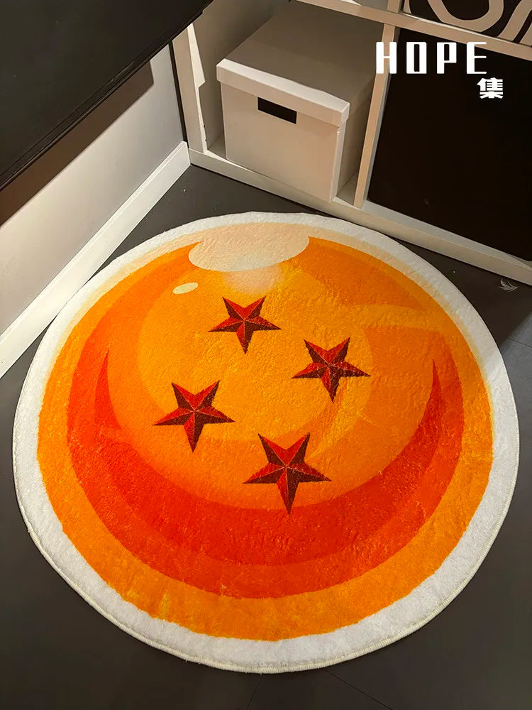Tapis Dragon Ball - Boule de Cristal à 4 Étoiles