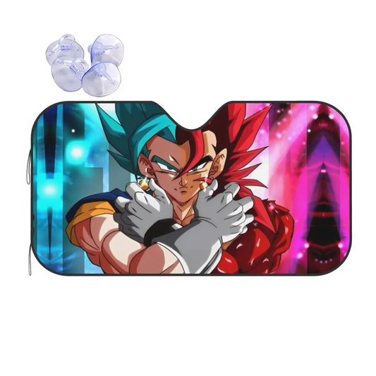Pare-Soleil Dragon Ball - Vegito Super Saiyan Blue et Super Saiyan 4