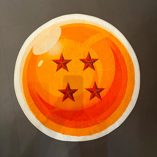 Tapis Dragon Ball - Boule de Cristal à 4 Étoiles