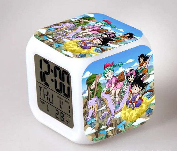 Réveil Dragon Ball - Goku Enfant, Bulma, Chichi, Yamcha et Oolong