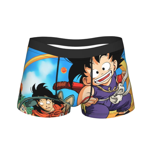 Bóxer Dragon Ball - Goku de niño, Bulma y Yamcha