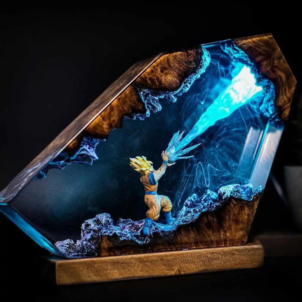 Lampe Dragon Ball - Goku et le Kaméhaméha