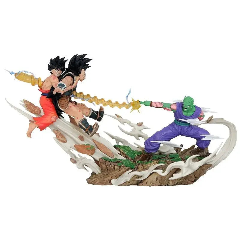 Figurine Dragon Ball - Goku et Piccolo contre Raditz