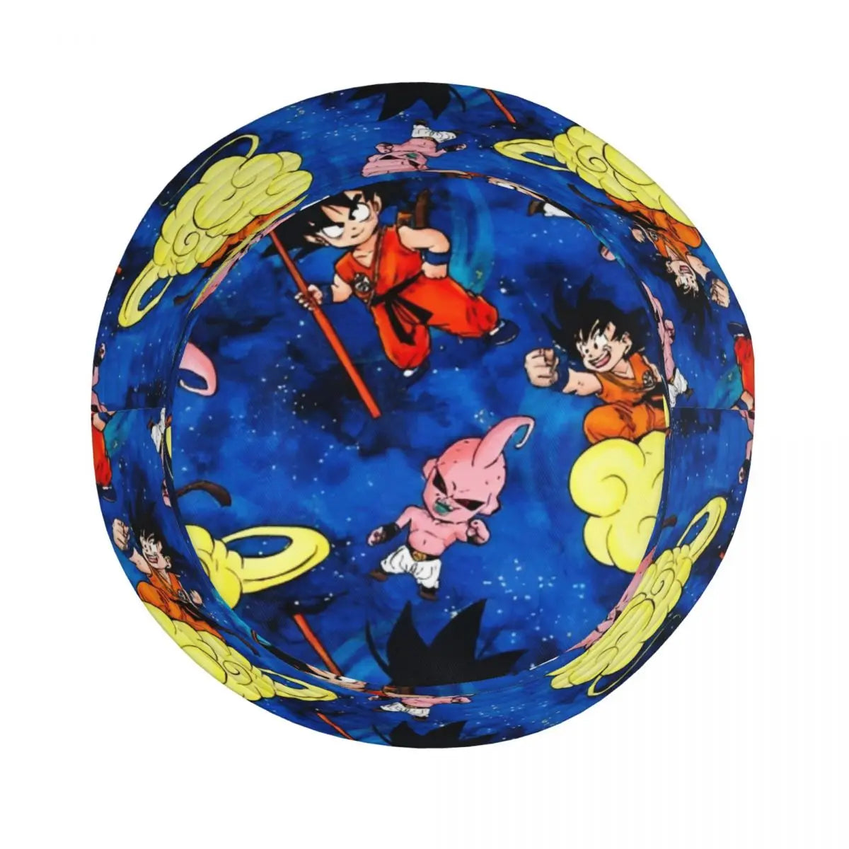 Chapeau Bob Dragon Ball - Goku Enfant et Kid Buu