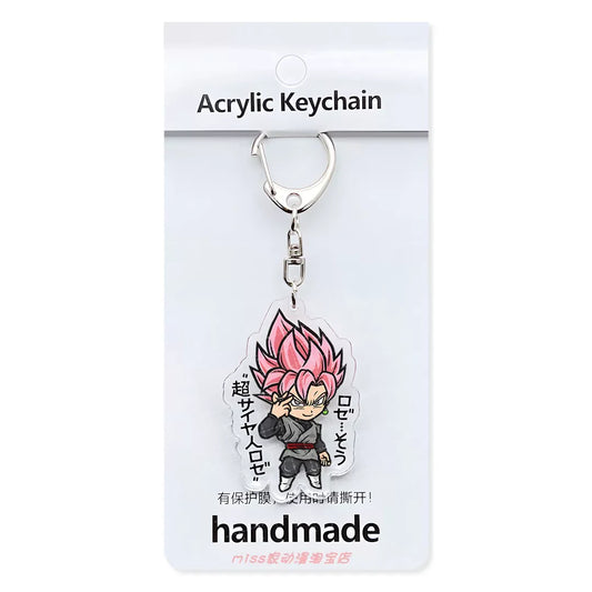 Porte-Clés Dragon Ball - Goku Black Super Saiyan Rosé