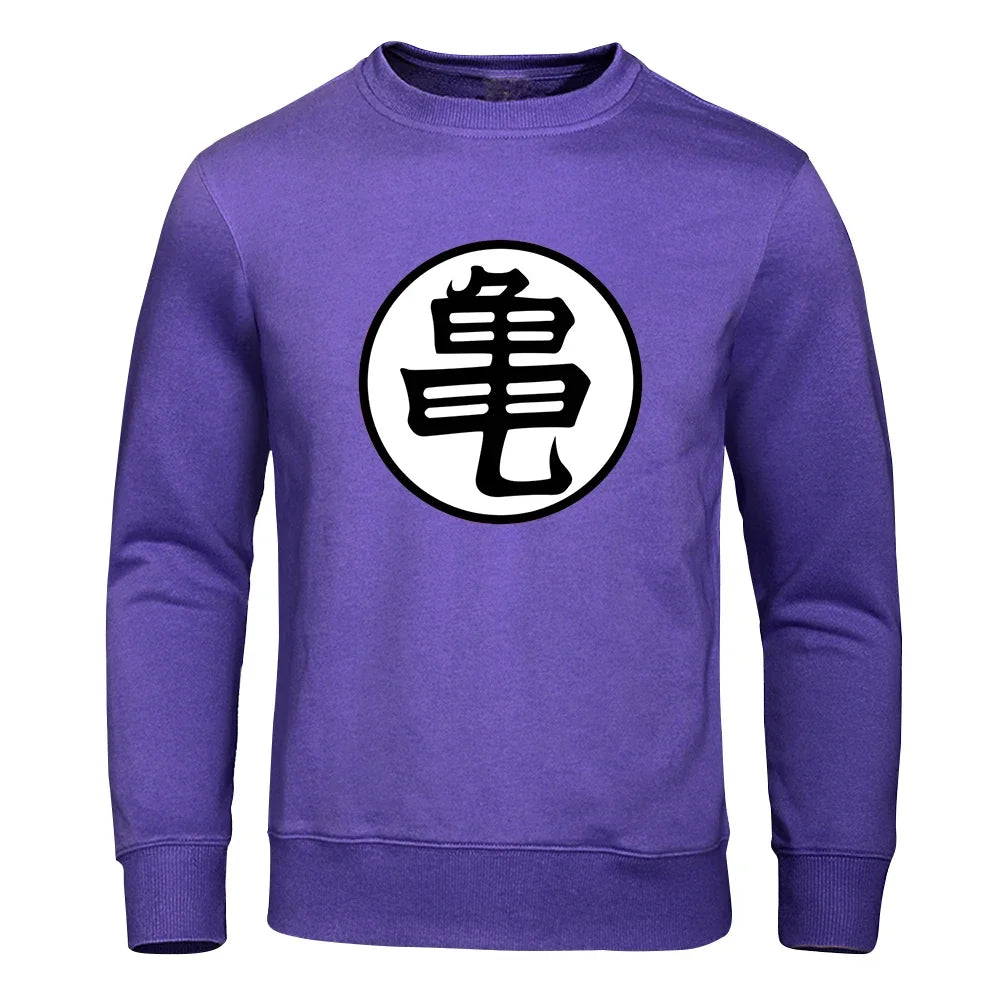 Sweat Dragon Ball - Emblème Kame Col Rond - Violet