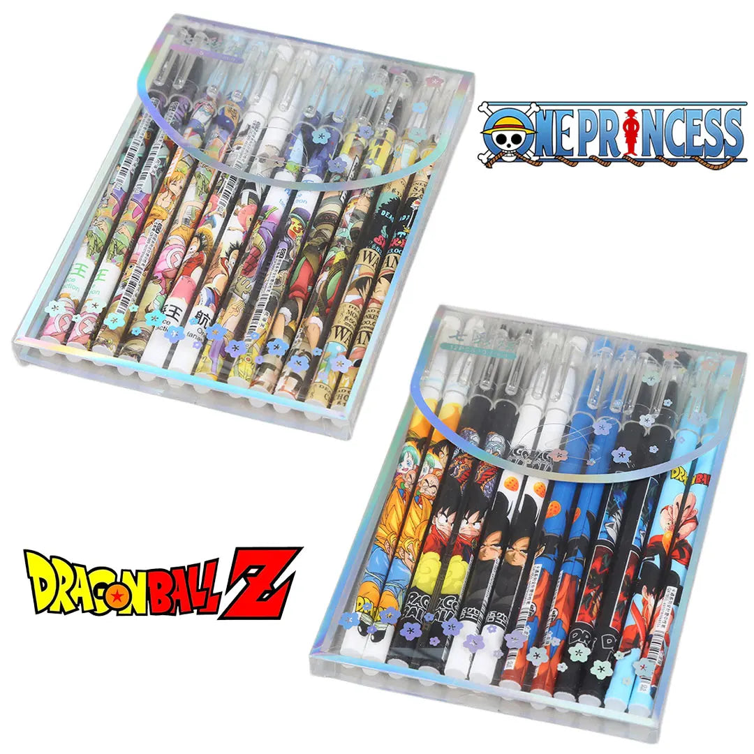 Lot de 12 Stylos Gel Dragon Ball