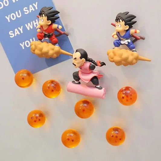 Magnets 3D Dragon Ball - Goku et Tao Pai Pai