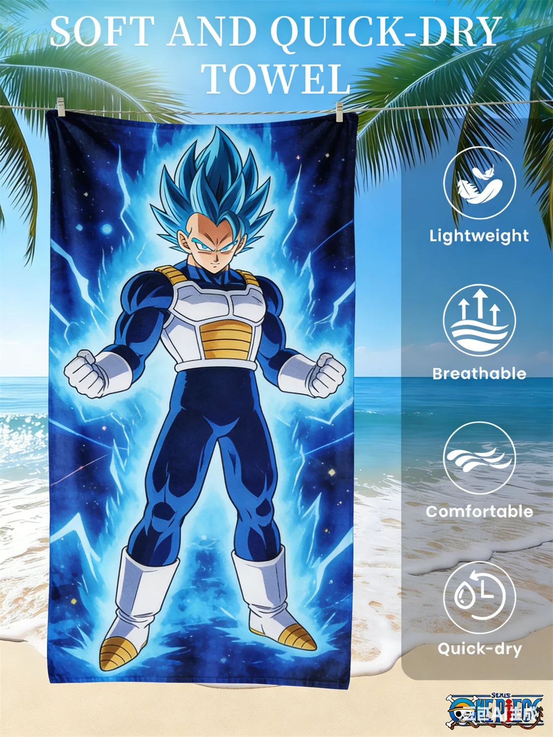 Serviette Dragon Ball - Vegeta